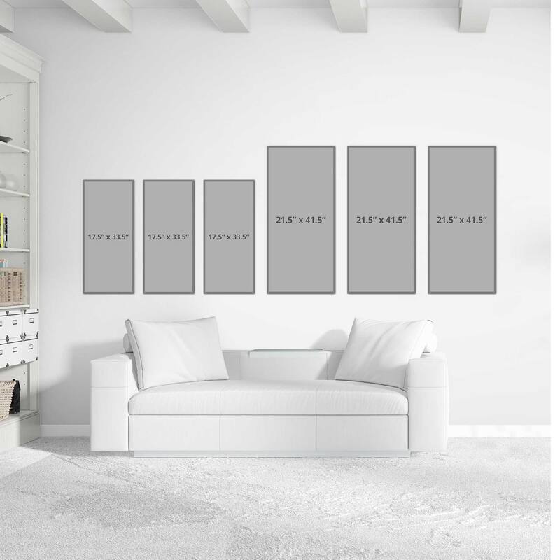 "Puff of Blue I" Print on Floating Canvas Set of 3 Bed Bath & Beyond